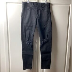 Rag&bone NewYork,Men’s,Size 32,Standard Issue,Fit 1,Skinny Leg,black,distressed